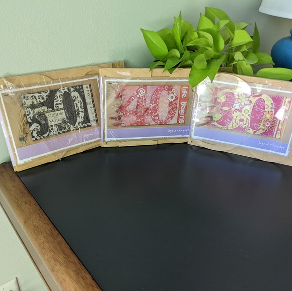 Hardboard Crafting Handmade Scrapbook/Guestbook Maker Pieces 30/40/50 Birthday - Picture 1 of 7